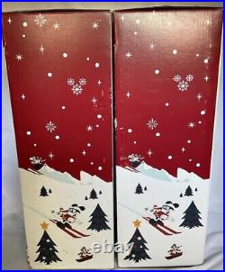 NEW Disney Parks Mickey & Minnie Walt's Lodge SKIING CHRISTMAS Nutcrackers 18