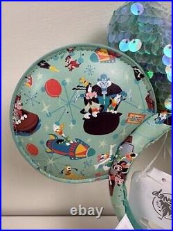 NEW Loungefly DISNEY Mickey Mouse & Friends PLAY IN THE PARK Backpack + Ears NEW