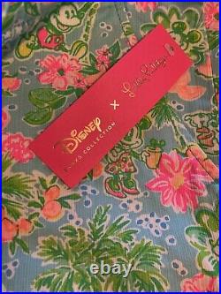 NWT 2022 Disney Parks x Lilly Pulitzer Buttercup Scallop Shorts Women's Size 12