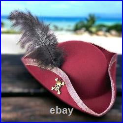 NWT ADULT Disney Parks Pirates of the Caribbean REDD Costume Feather Hat