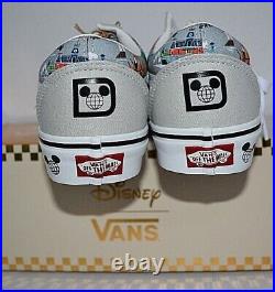 NWT Disney Parks 2022 50th Anniversary Magic Vans Of The Wall Shoes Size M6/W7.5