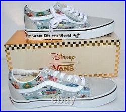 NWT Disney Parks 2022 50th Anniversary Magic Vans Of The Wall Shoes Size M6/W7.5