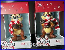 NWT Disney Parks Chip & Dale Nutcracker Figure Holiday Christmas 2021 CUTE Set