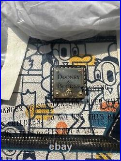 NWT Disney Parks Donald Duck Dooney & Bourke Tote Bag