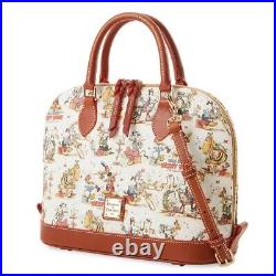 NWT Disney Parks Dooney & Bourke Mickey Mouse In The Band Concert Satchel Bag b