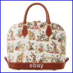 NWT Disney Parks Dooney & Bourke Mickey Mouse In The Band Concert Satchel Bag b