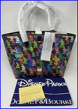 NWT Disney Parks Dooney & Bourke Mickey Mouse Silhouette 10th Anniversary Tote