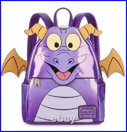 NWT Disney Parks Epcot Figment Loungefly Backpack Bag