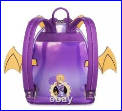NWT Disney Parks Epcot Figment Loungefly Backpack Bag