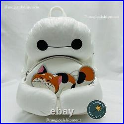 NWT! Disney Parks Exclusive Baymax & Mochi Loungefly Mini Backpack IN-HAND