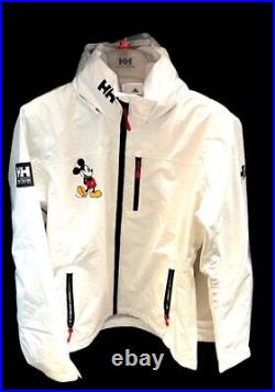 NWT! Disney Parks Helly Hansen Mickey Mouse Hooded Waterproof Jacket Ladies Med