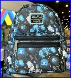 NWT Disney Parks Loungefly 2021 The Haunted Mansion Mini Backpack Bag IN HAND