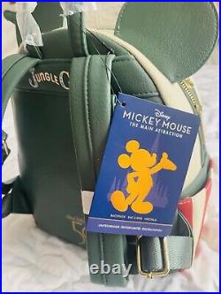 NWT Disney Parks Loungefly Backpack The Main Attraction Jungle Cruise Mickey