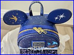 NWT Disney Parks Mickey Mouse Main Attraction Loungefly Mini Backpack Peter Pan
