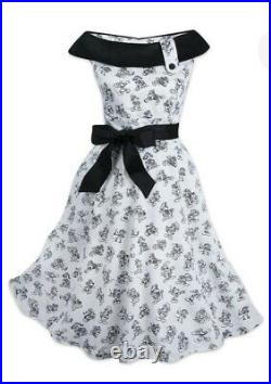 NWT Disney Parks Mickey Mouse Sketch Dress for Women 90th Anniversary Dress