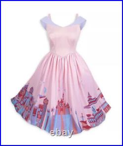 NWT Disney Parks Pink Fantasyland Dress Shop Dress Size Small by Her Universe