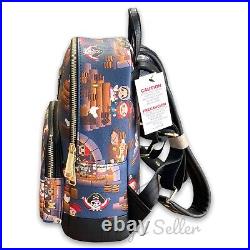 NWT Disney Parks Pirates Of The Caribbean Loungefly Mini Backpack