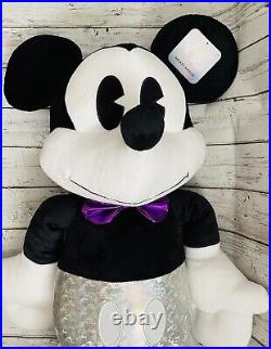 NWT Disney Parks SE Mickey & Minnie Mouse 100 Year Set Of 2 XL 30inch Plush