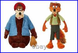 NWT! Disney Parks Splash Mountain Br'er Bear & Fox Plush Figures Briar Brer HTF