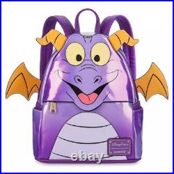 NWT! Disney Parks X Loungefly EPCOT Purple FIGMENT Mini Backpack