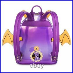 NWT! Disney Parks X Loungefly EPCOT Purple FIGMENT Mini Backpack