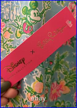 NWT Disney Parks x Lilly Pulitzer Mickey & Minnie Mouse Kristen Swing Dress S