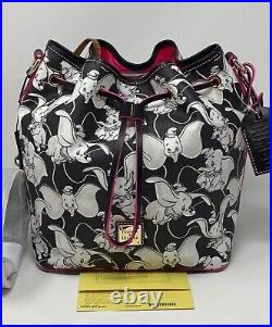 NWT! GENUINE Dooney & Bourke Disney Parks DUMBO Drawstring Hobo Bag GORGEOUS A