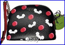 NWT Kate Spade Disney Parks Minnie Mouse Small Domed Zip Satchel Crossbody
