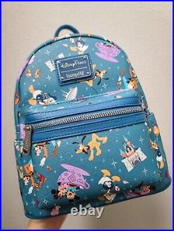 NWT Loungefly Disney Parks Park Life & Attractions Icons Mini Backpack 2020