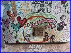 NWT With Defect Disney Parks Dooney & Bourke Sketch Crossbody Purse