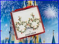 New 2020 Disney Parks BaubleBar Mickey Mouse Christmas Holiday Light Earrings