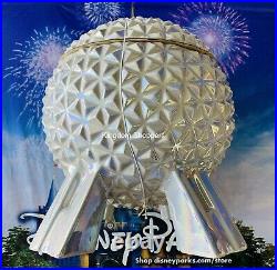 New 2020 Disney Parks EPCOT Spaceship Earth Ceramic Cookie Jar Canister Decor