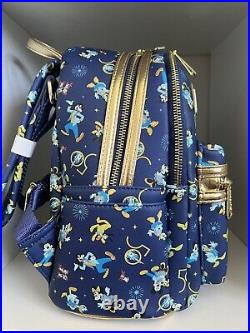 New Disney Parks Loungefly AOP 50th Anniversary Celebration Mini Backpack