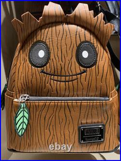 New Disney Parks Loungefly Marvel Guardians Of The Galaxy Groot Mini Backpack