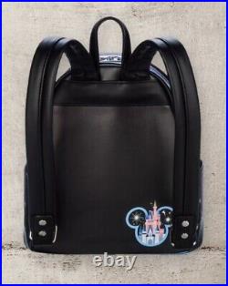 New Disney Parks Loungefly Walt Disney World 4 Parks Icons Backpack + FREE EARS