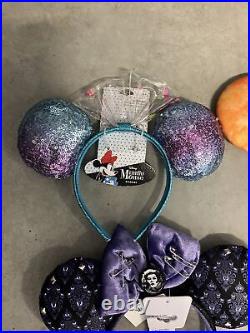 New Disney Parks Mickey Minnie Mouse Ears Lot 10 Haunted Mansion Marvel Villains