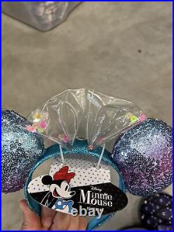 New Disney Parks Mickey Minnie Mouse Ears Lot 10 Haunted Mansion Marvel Villains