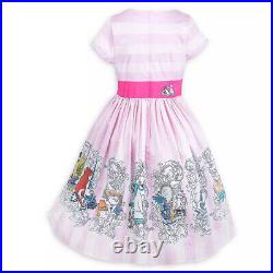 New Disney Parks The Dress Shop The Aristocats Women's Pink Striped Dress XS-3X