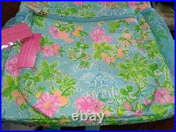 New Lilly Pulitzer x Disney Parks Backpack Bag Minnie Mickey GREAT PLACEMENT NWT