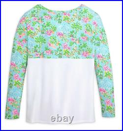New Lilly Pulitzer x Disney Parks Finn Long Tee Sleeve Shirt L Lg Large In Hand