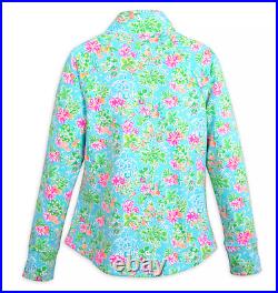 New Lilly Pulitzer x Disney Parks Skipper Pullover Long Sleeve Shirt S Small