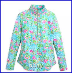 New Lilly Pulitzer x Disney Parks Skipper Pullover Long Sleeve Shirt XS XSmall