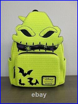 Oogie Boogie Loungefly Mini Backpack Disney Parks GLOW IN THE DARK NWT