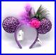 RARE_Disney_Parks_Minnie_Mouse_Ears_Purple_Cheetah_Sequin_Feathers_NWT_01_oydg