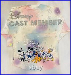 Size XS NWT Disney Parks 100 Mickey & Friends Cast Member CM Spirit Jersey
