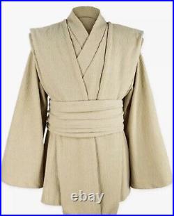 Star Wars Galaxy's Edge Jedi Robe Tunic Tan L/xl Costume Cosplay Disney Parks