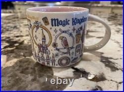 Starbucks Disney Parks MAGIC KINGDOM Been There Series 50th Anniversary Mug 14oz