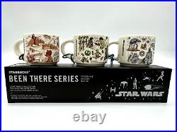 Starbucks Disney Star Wars Been There Mug Ornament Complete Set of 12 2023 Parks