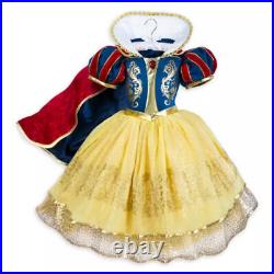 THE DISNEY STORE PARKS Snow White Deluxe Designer Costume Dress Halloween NEW