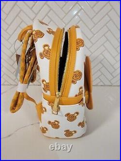 US Shipping Disney Parks Loungefly Mickey Mouse Waffle Mini Backpack NWT In Hand